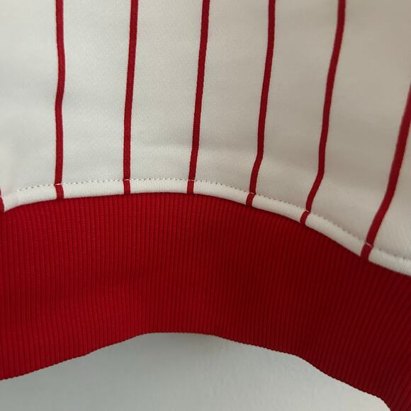 Bogey Boys Men's Red Pinstripe Crewneck Long Sleeve Sweatshirt XL New - Picture 5 of 7